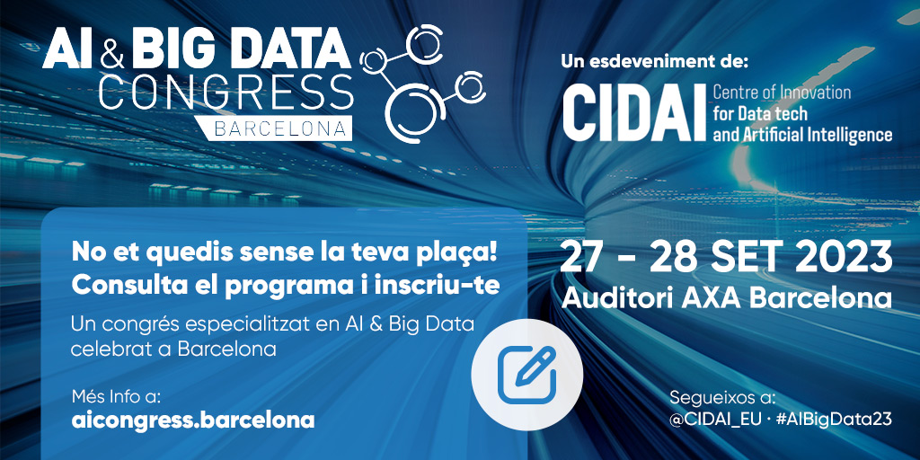 Congrés d’intel·ligència artificial AI & Big Data Barcelona