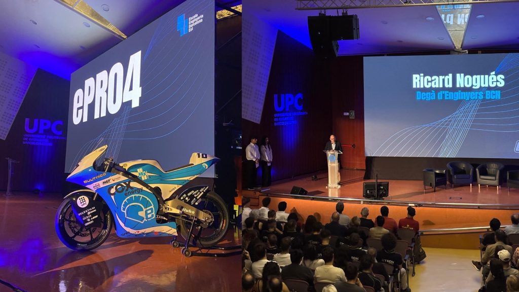 Presentació oficial d’ePoweredRacing i la seva nova moto elèctrica de competició