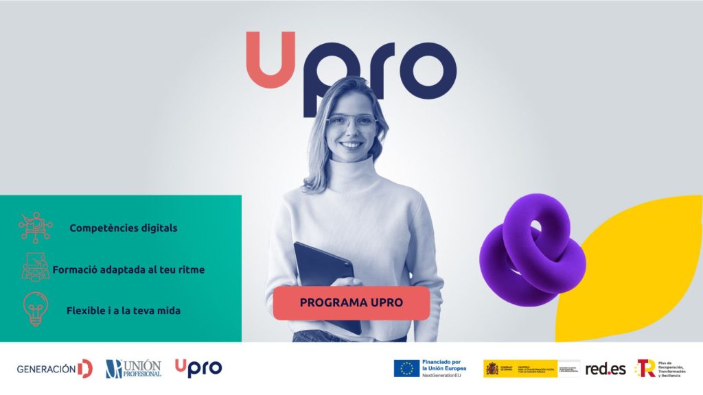Webinar informatiu – Presentació del Programa UPRO: El curs en Competències Digitals 100% gratuït per a col·legiats