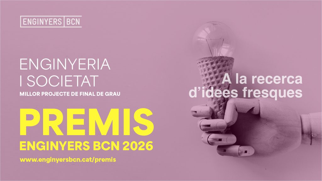 Premis ENGINYERS BCN 2026: reconeixement al millor TFG