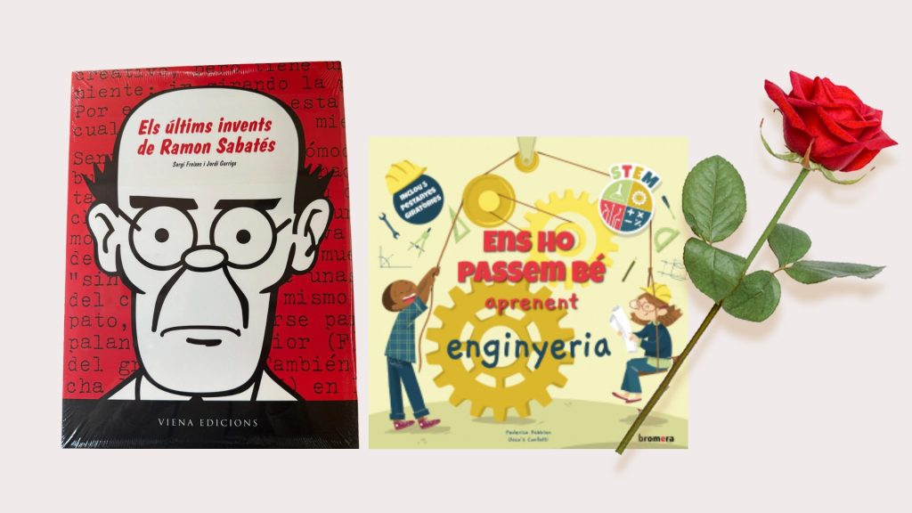 Llibres i roses per Sant Jordi