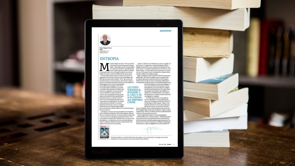 L’Observatori del degà: “Entropia”