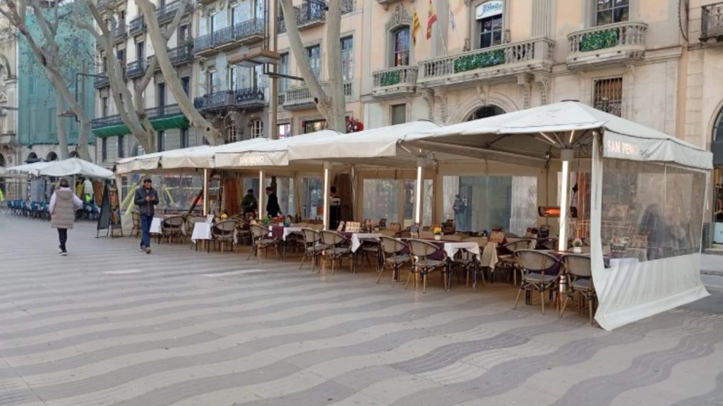Publicats els decrets sobre les terrasses de La Rambla de Barcelona